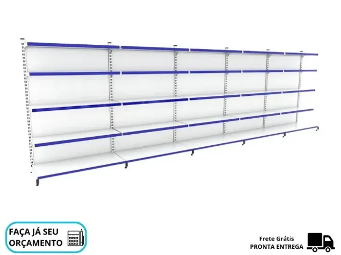 Gondola de Parede Branca Polar
