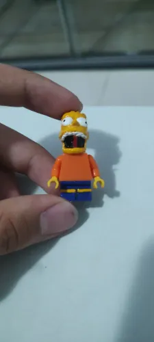 LEGO CUSTOM Bart Simpson gritando , LEIA A DESCRIÇÃO