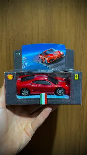 Miniatura Ferrari 430 Scuderia Coleção Shell V-Power
