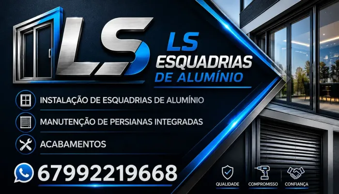 Instalação e manutenção em esquadrias de alumínio