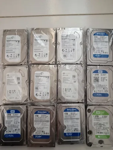 12 hds 1tb cftv DVRs NVR CPUs