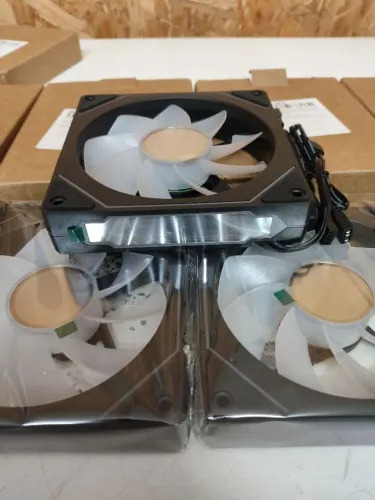 Kit 5 Ventoinhas (Fans) RGB Fluxo Normal - Novas (Preço de Custo)