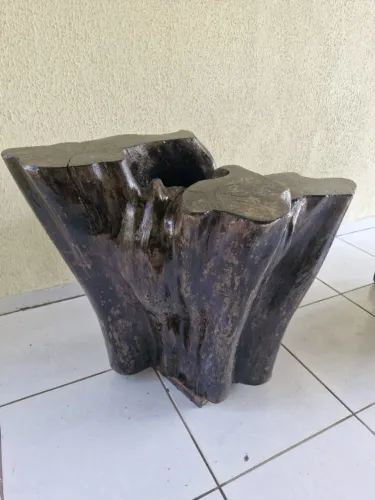 Tronco Decorativo em Madeira Timborana