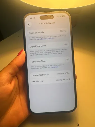 Vendo Iphone 15 - 128gb (preto)