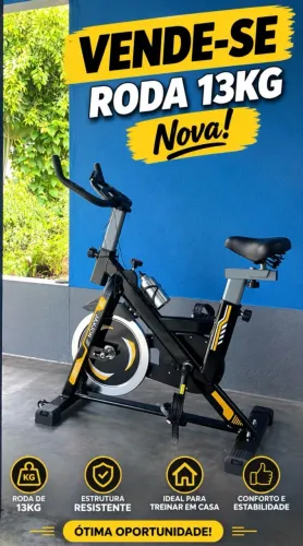 Bicicleta Ergométrica Roda 13kg
