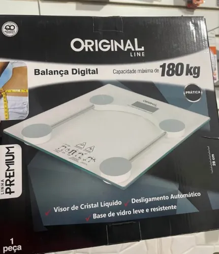 Balança Digital - Até 180 kg - Nova na caixa!