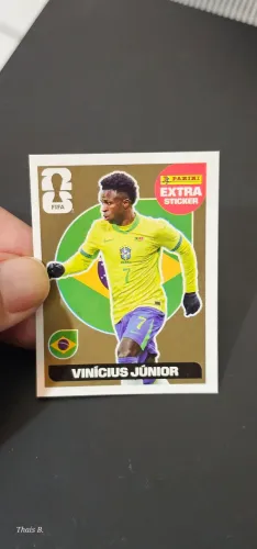 Figurinha Extra Vinicius Jr Legend Ouro Copa 2026 Original Panini