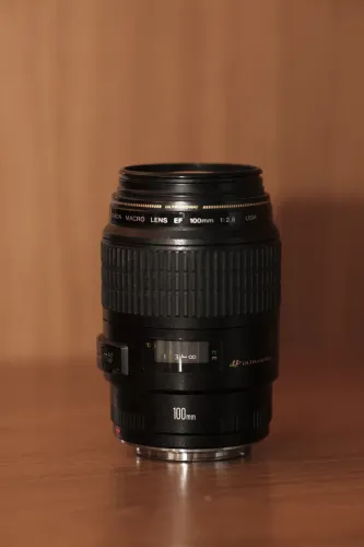 Lente EF 100mm f2 Macro USM (impecável)
