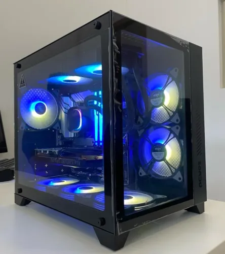Pc Gamer Aquario Ryzen 9 7900x 32GB DDR5 nvme 1TB Rtx 5060 8gb- Loja física