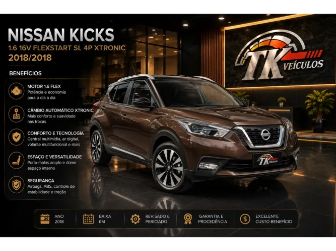 Nissan Kicks SL 1.6 16V Flexstar 5P Aut. 2018