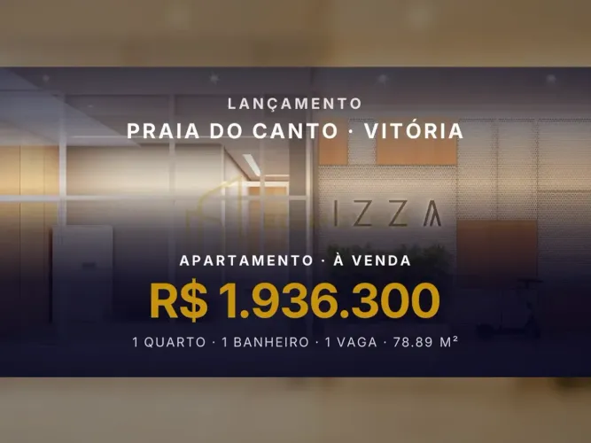 Linda Unidade de 1 Quarto na Praia do Canto Oportunidade Imperdível!