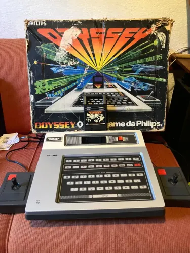 Phillips Odyssey Funcionando C/ Caixa Fonte Original e 1 Jogo