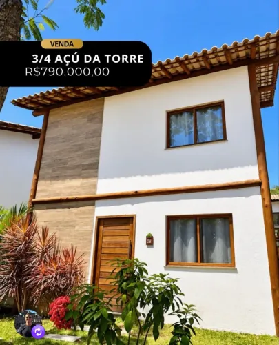 CASA À VENDA - AÇU DA TORRE- PRAIA DO FORTE | MATA DE SÃO JOÃO/BA