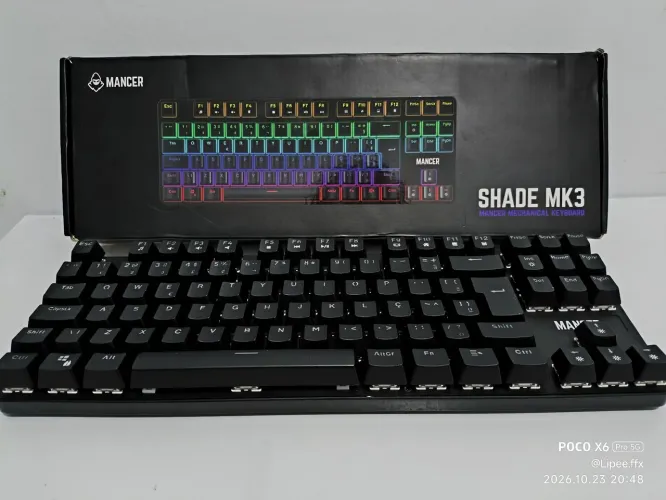 Teclado mecânico mancer shade mk3