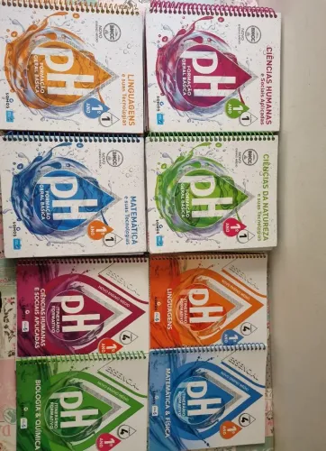 Cadernos 1, 2, 3, 4 do Sistema PH de Ensino 1° ano do Ensino Médio