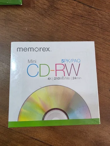 Mini cd regravável 