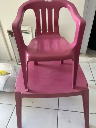 Mesa plástico rosa