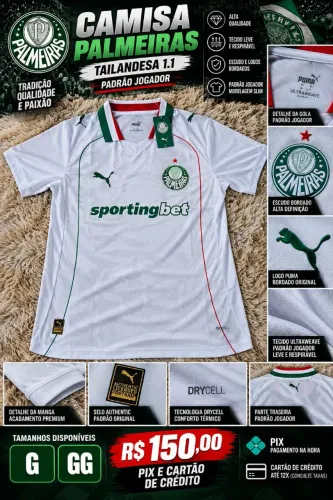Camisa Palmeiras  G e GG
