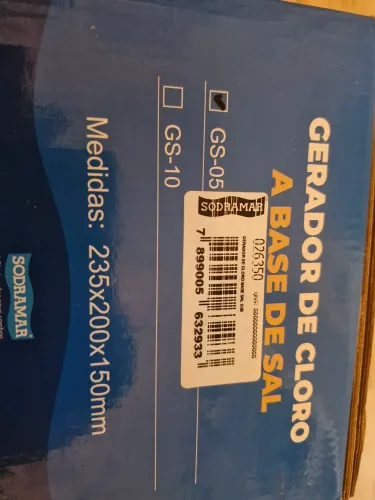 Gerador cloro sodramar GS-05 Novo