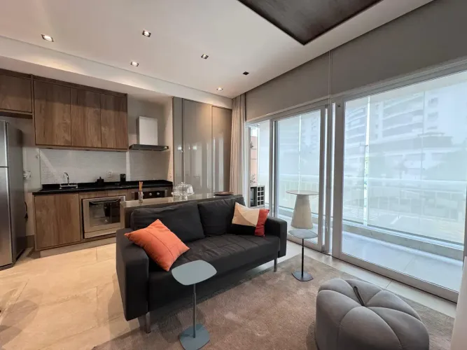 Apartamento mobiliado para locação em Alphaville