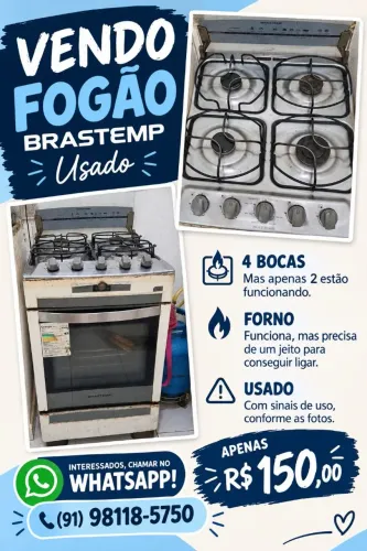 Fogão quebra galho
