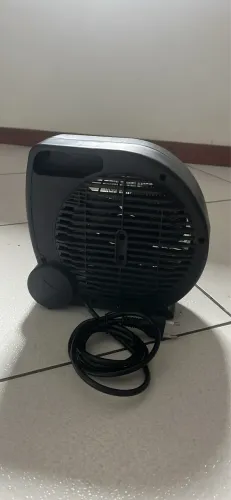 Aquecedor Portátil a Ar Ventilador Quente Preto AQ04 - Mimo Style