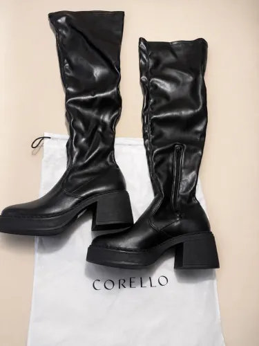 Bota Couro Over The Knee Nova - Corello