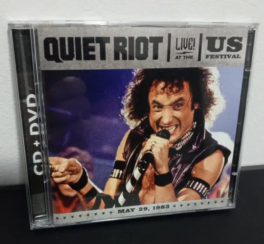 Cd/Dvd - Quiet Riot - Live At The Us Festival - importado - EUA - Raro - Usado