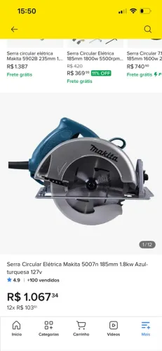 Serra circular makita