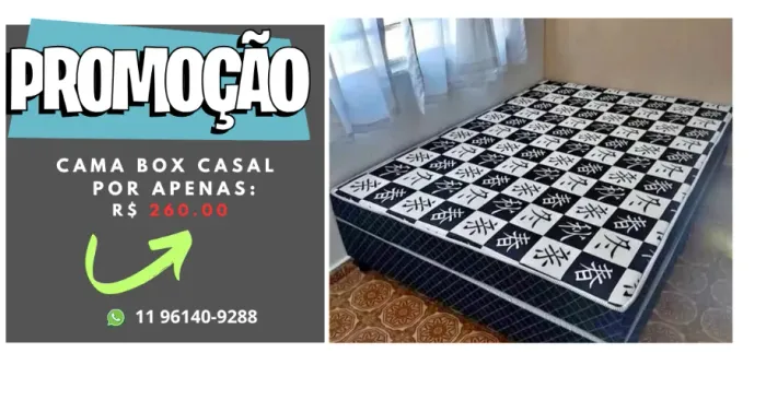 cama box casal (promoção)