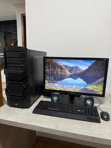 PC Gamer/Trabalho i5 8ª Geração + GTX 1050 + SSD + Monitor Samsung