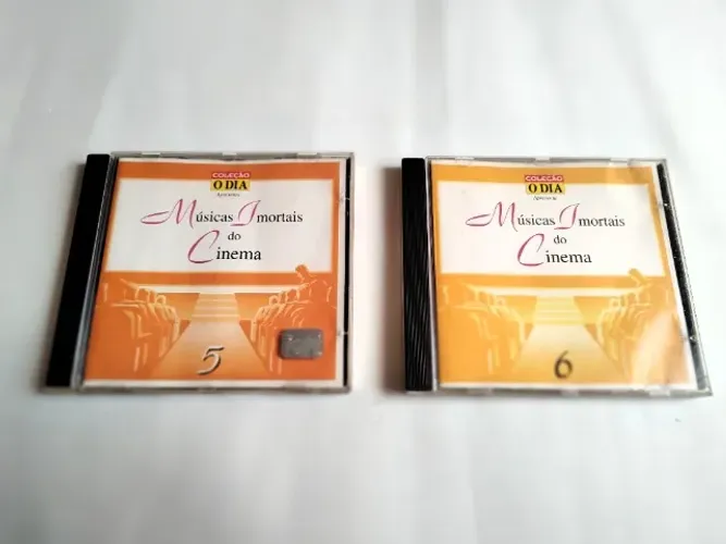 kit 2 cds musicas imortais do cinema 5 e 6
