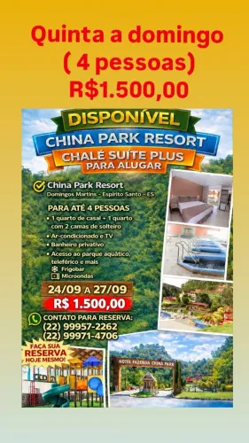 Final de semana no Eco Resort China Park - Espírito Santo -