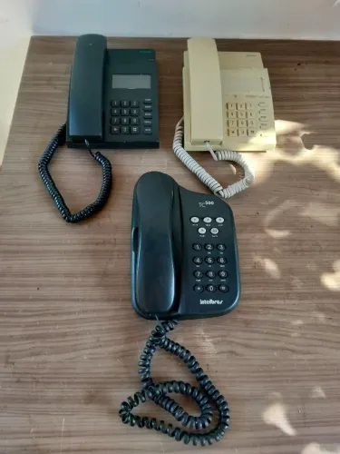 3 TELEFONES FIXO POR 40 REAIS DESAPEGO PARTICULAR ÓTIMO ESTADO