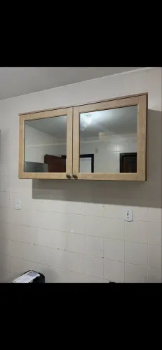 Armário Aéreo 2 portas espelhado 