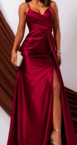 vestido marsala