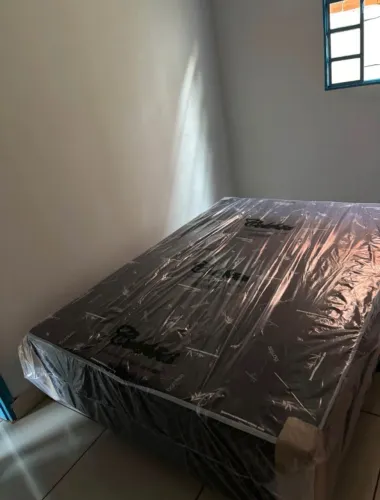 Cama box casal novo