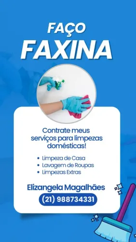 Ofereço serviços de faxinas