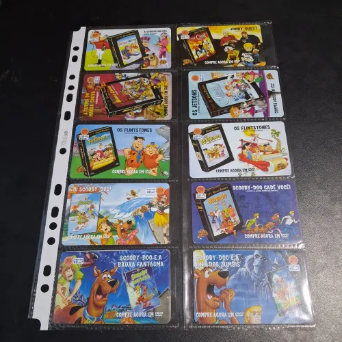 Hanna barbera cartões telefônico, completa