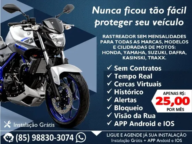 Rastreador GPS para Motos