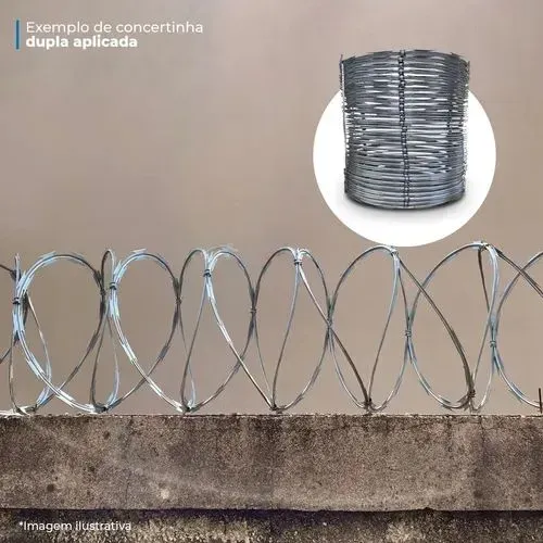 Concertina dupla clipada
