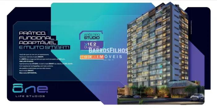 Apartamento à venda no Condominio One Life Studios - Treze de Julho - Aracaju/SE