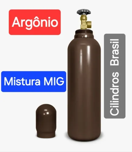 Cilindros Nitrogênio, Argônio e Mistura