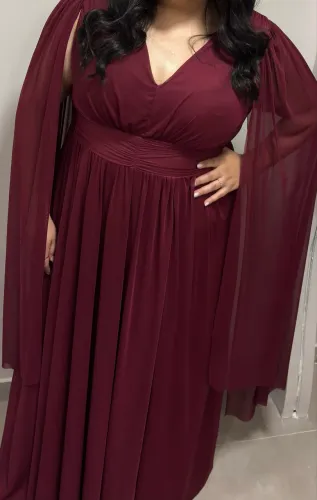 Vestido Marsala