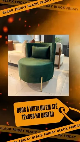 Sofá esquenta black friday