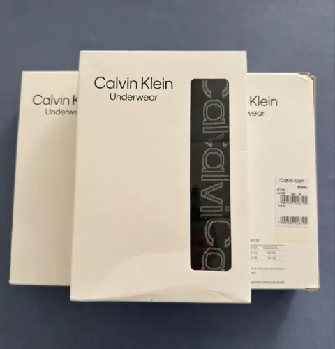 3 KIT C/3 UNDERWEAR CALVIN KLEIN PRETO M