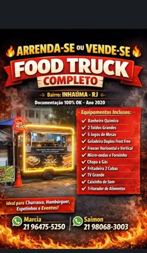 VENDO FOOD TRUCK COMPLETO 