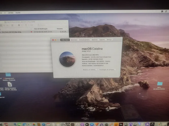 iMac 21,5? Mid 2011 i5 | 20GB RAM | 2 SSDs | Estúdio de Áudio Pronto
