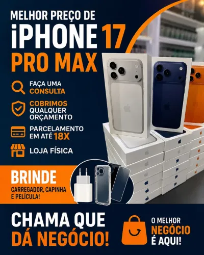 iPhone 17 Pro Max com melhor preço é aqui 