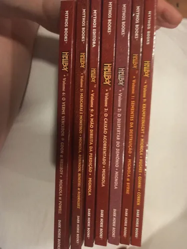Hellboy edição histórica capa dura volume 1;2;3;4;5;6;9